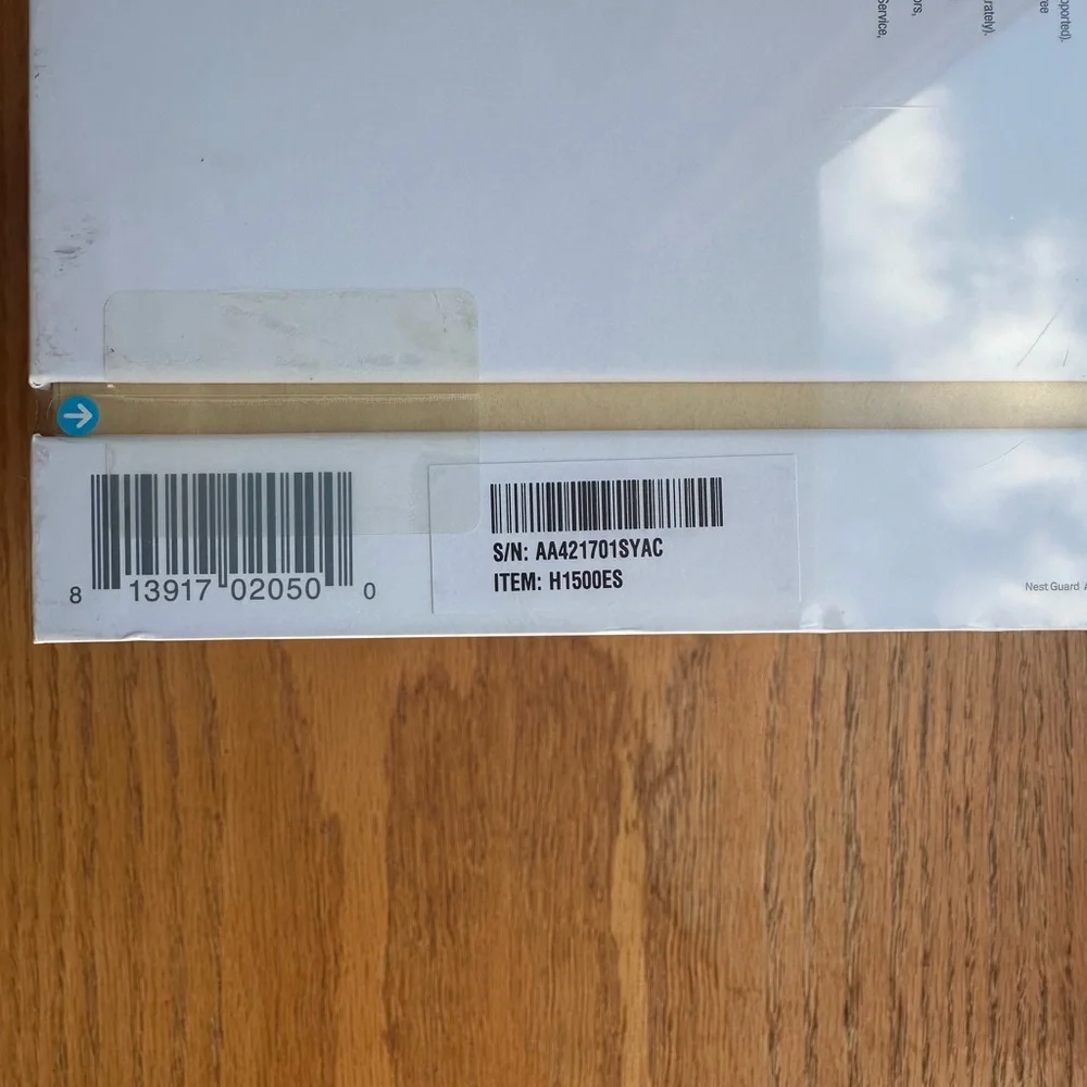 Unopened and unused! Google Nest Secure alarm system starter pack.